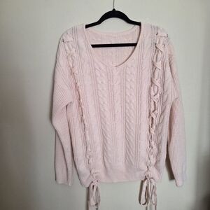 🎀Pink Cable Knit Sweater🎀